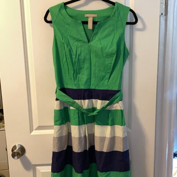 Cute Striped Banana Republic Dress - size 8 - Picture 1 of 7